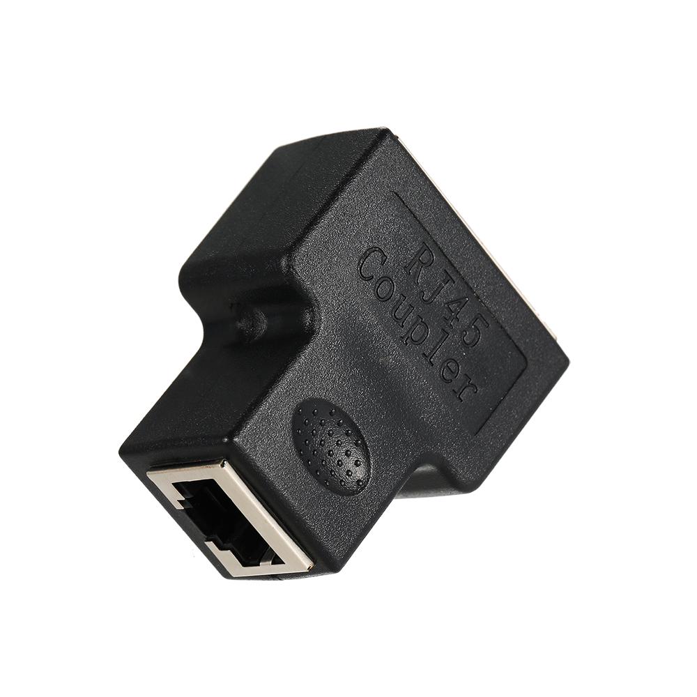 Разъем адаптера разветвителя RJ45 с 1 по 2 гнездовых порта для CAT 5/CAT 6/CAT 7