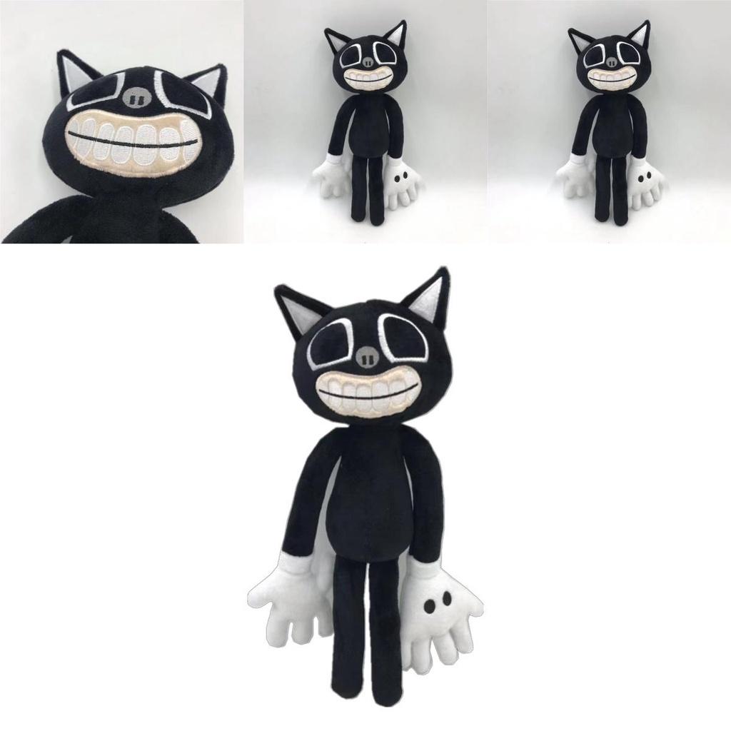 Серия Siren Head Плюшевая игрушка Черный кот Мягкая набивная кукла Идеально подходит для поклонников ужасов