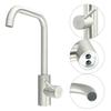 2 Holes Kitchen Faucet 304 Stainless Steel Ceramic Valve Brand New