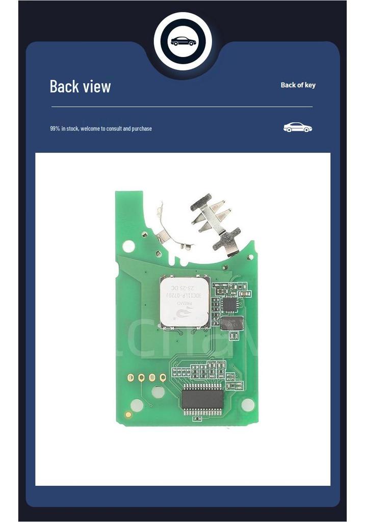 Совместимо с Renault Koleos, Kadjar, Megane Плата Circuit Board для смарт-карты 434 МГц 4A-7953M