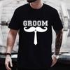 Groom Squad T Shirt Friends Bachelor Stag Party Blouses Single Farewell Tees Fashion Graphic Wedding Tops Team Evg Future  Groom
