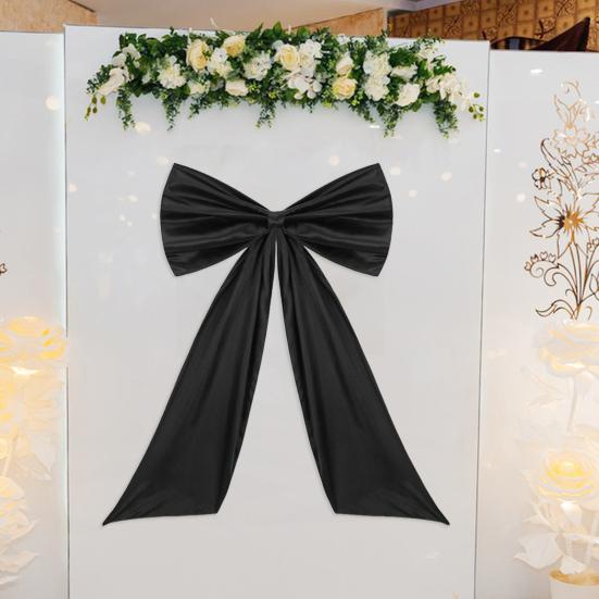 Большой атласный бант, украшение для дня рождения, декор для комнаты, гигантский настенный бант для детского душа, девичника, выпускного, свадьбы, девичника