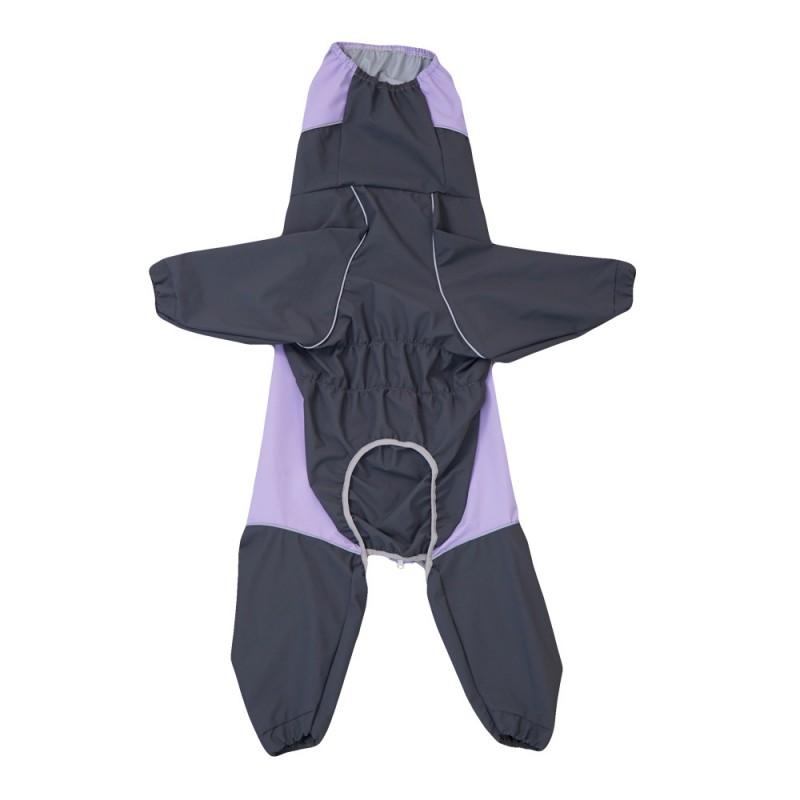 Full Coverage 4-Leg Raincoat Small To Medium Dogs Waterproof Breathable Pet Rain Suit