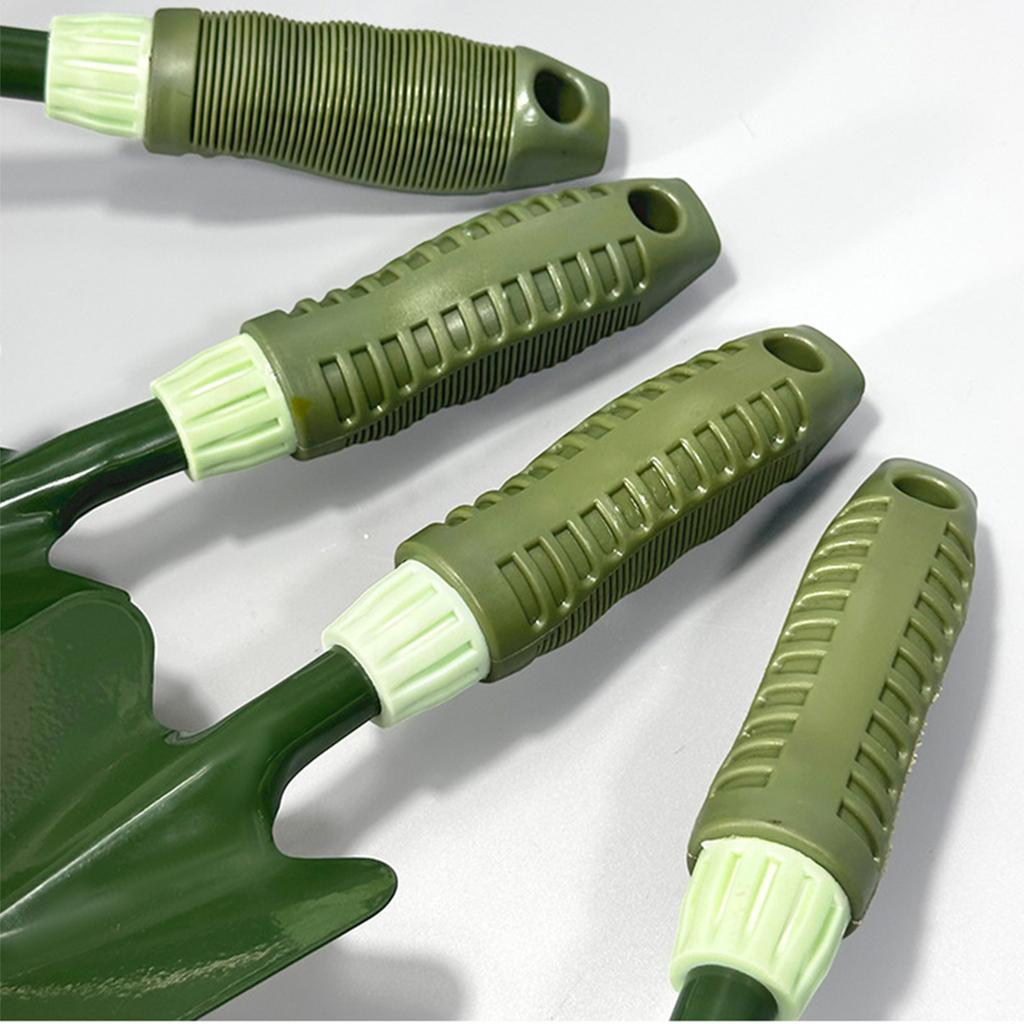 5Pcs Garden Tool Set Including Shovel Trowel Rake and Hoe Lightweight Heavy Gardening Kit for Succulents Potted Plants Planting