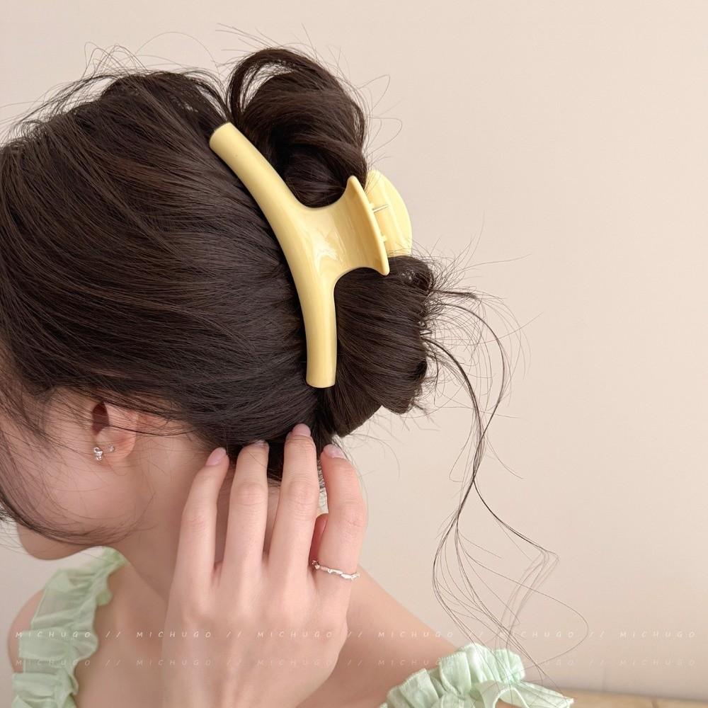 Raspberry Color Hollow Hair Clip Polka Dot Hairpin Fashion Hair Claw Clip  Headdress