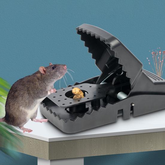 4 Pcs Mouse Trap Reusable High Sensitivity Mouse Snap Trap Effective Quick Mouse Catcher Easy To Use Mice Traps for Barn Warehouse Granary