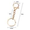 5/10pcs Lobster Clasps Lanyard Snap Hooks with Key Rings Metal Key Chain Lobster Claw Clip Hook for Keychains Jewelry DIY Crafts