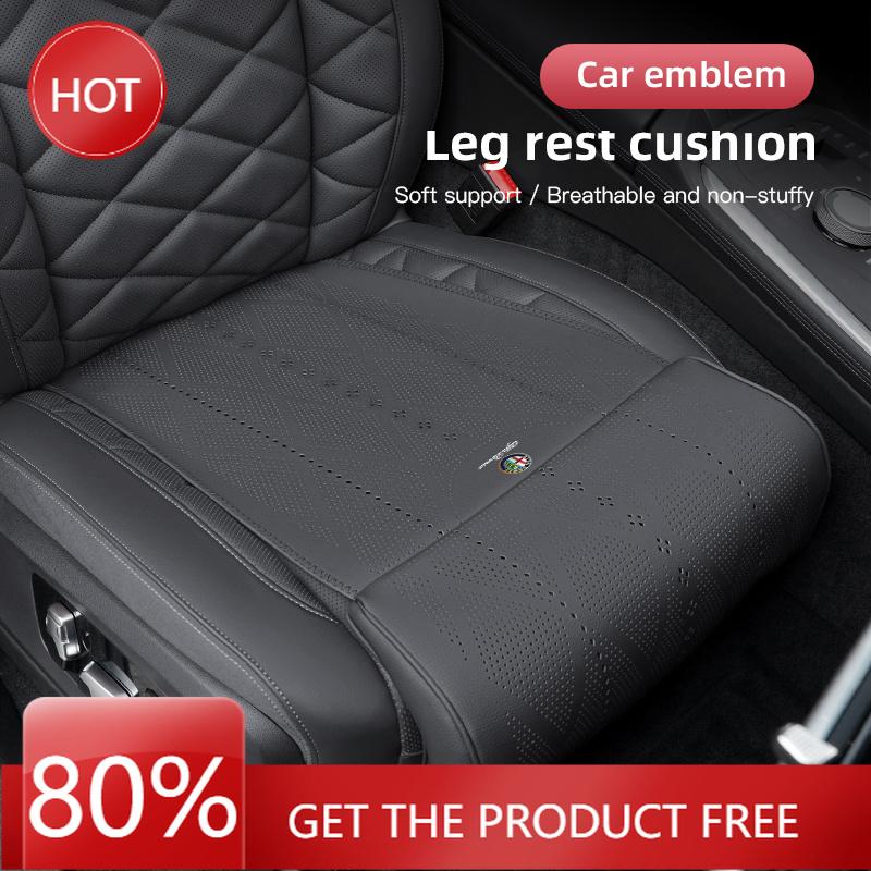 Hub Caps 2026 Hot Sticker Car Seat Cushion Extended Leg Support Breathable Auto Accessories For Alfa Romeo 4C 159 166 Giulia Giu XGHIJ1
