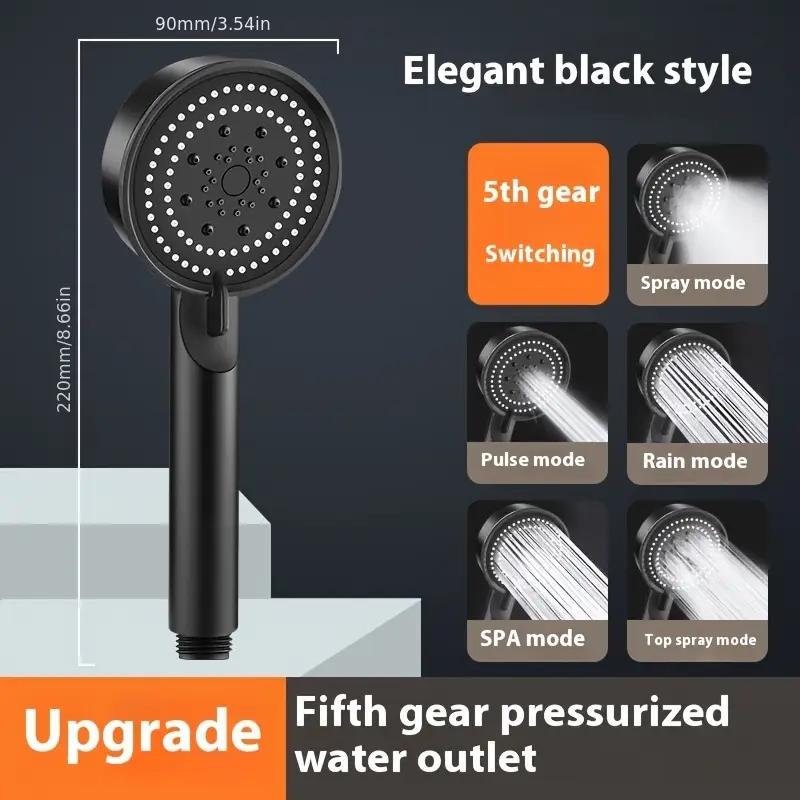 Multifunctional High-Pressure Shower Head Bathroom Accessories Wall Mounted Shower Head