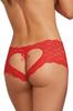 Shorty Red Lace Open and Cut-Out On the Buttocks Heart Shape Dg1442 Red