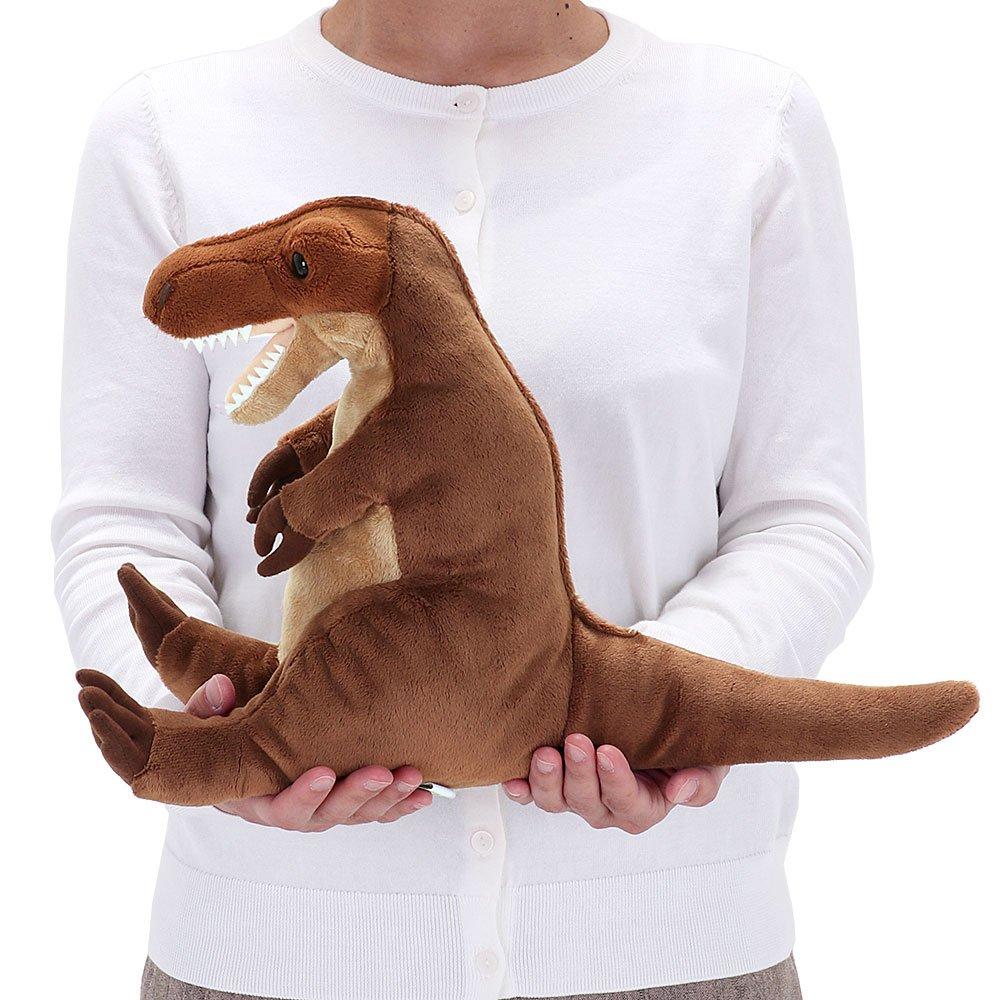 COLORATA Tyrannosaurus Plush Toy Realistic Dinosaur Toy Doll Gift Present Birthday Read 2 Christmas Christmas Present (M Size/Sitting Series/Gentle