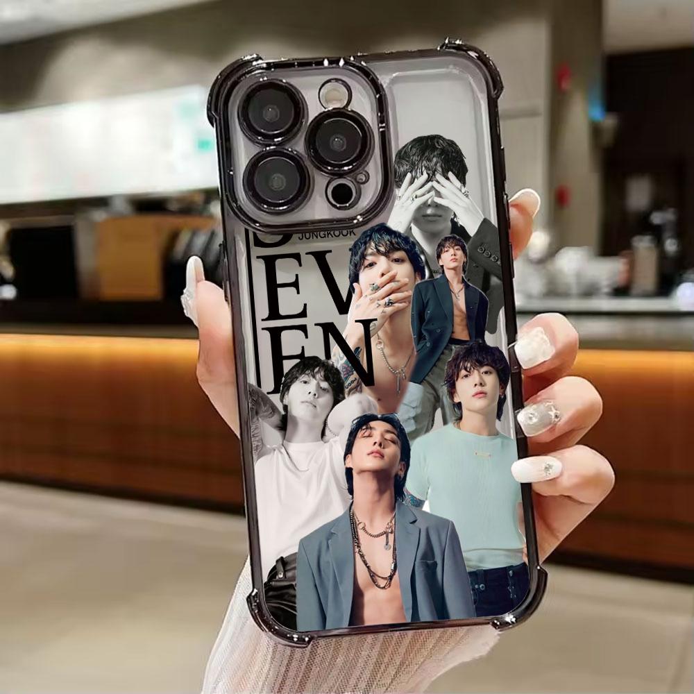 Чехол для телефона с покрытием Euphoria J-JungkookS для Samsung S26 S25 S24 S23 S22 S21 S20 FE Note20 Edge Plus Ultra 4G 5G Защита от падения Подушка безопасности