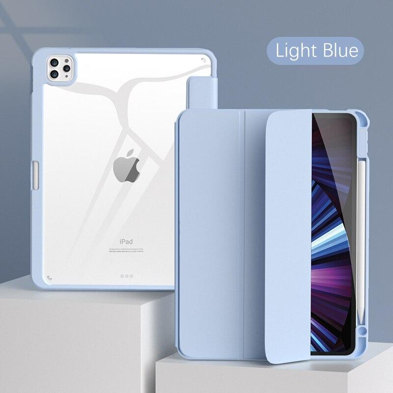 Чехлы-карандаши для Apple Ipad Air 4 Air 5 Clear Case 2020 для Ipad Pro 11 Case 2021 Mini 6 Чехол для iPad 10.2 Чехол 9-го поколения 7-й 8-й защитный чехол