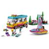 LEGO Friends Camper и Boat Camper и 41681 Toy Doll Doll Boat Vehicle Vehicle Девочки от 7 лет и старше (Лесная лодка)