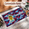 Personalized Crystal Velvet Carpet Burnley Football Pattern Non Slip Floor Rug