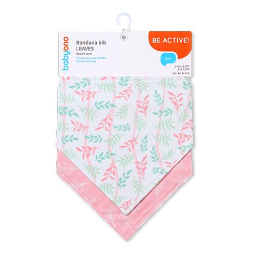 B.O.879/10 LEAVES scarf bib