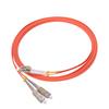Low Smoke Halogen-Free LC-LC 2.0 Dual-Core Multimode Fiber Optic Patch Cord Pigtail for Telecom