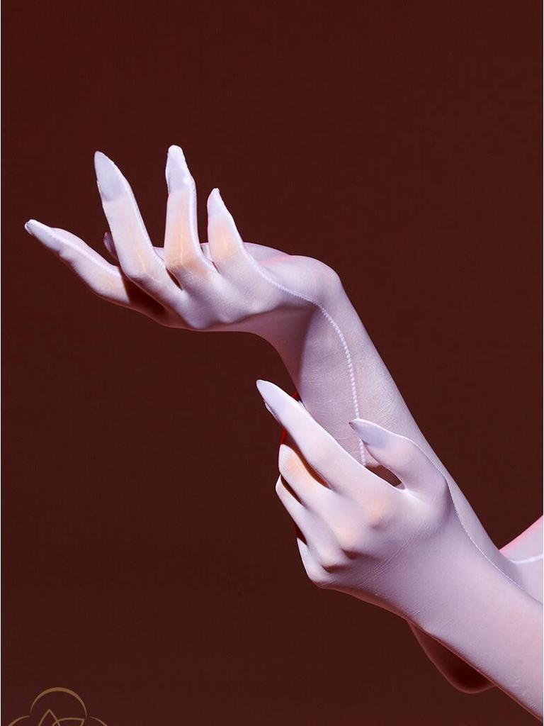 Конфиденциальные Черные Глянцевые Шелковые Авиационные Перчатки - Унисекс, Бесшовные, Пятипалые, Шелковистые