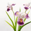 Real Touch Искусственные ветки ириса ручной работы Поддельные цветы Декор для гостиничного дома