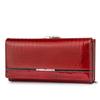 Women's Leather Wallet Patent Leather Luxury Crocodile Grain Cowhide Wallet