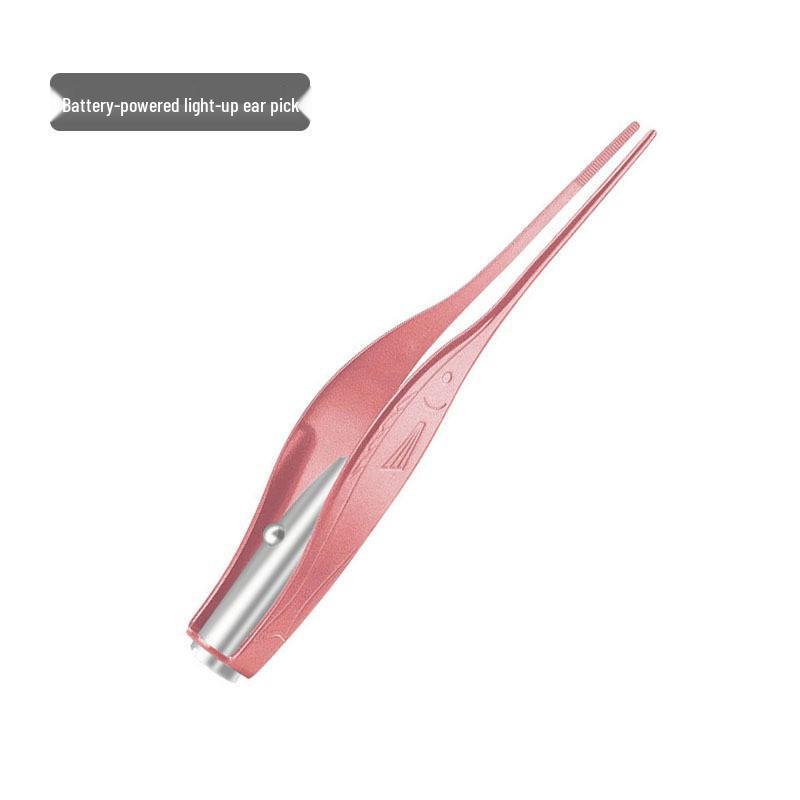 Перезаряжаемый набор светящихся ушных ложек для детей: Ухочистка и назальный зажим с подсветкой