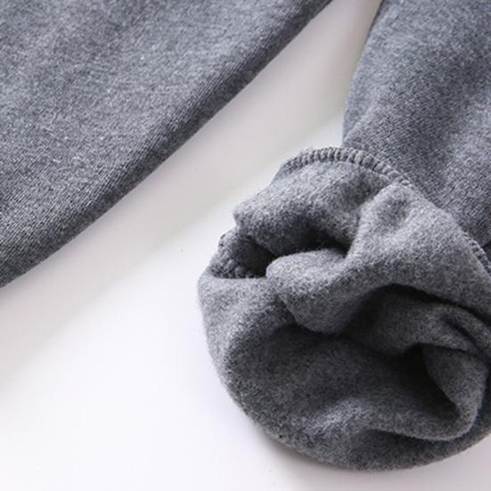 Thermal Underwear for Men Fleece Lined Long Johns Top And Bottom Set Casual Cold Weather Base Layer Set