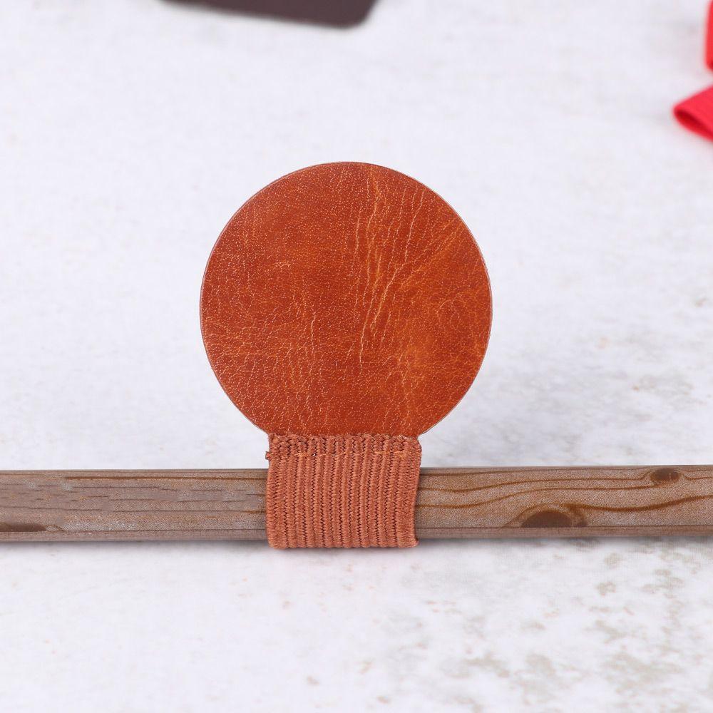 Portable Self-Adhesive Multicolor Leather Self-adhesive Pens Holder Pen Clips Pencil Elastic Loop
