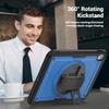 For iPad (2025)/10.9 (2022) Case Kickstand PC+TPE Tablet Cover with Hand Strap and Shoulder Strap