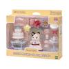 Набор фигурок и мебели Sylvanian Families [Набор «Сладкая вечеринка» - Девочка-кошка Угольная] DF-21 Сертифицирован ST Mark, Для детей от 3 лет, Игрушечный кукольный домик, Sylvanian