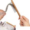 Longbest Cat Dog Combs Removes Knots & Tangles Pet Grooming Comb Skin Friendly Pet Combs Steel Tooth Comb With Wooden Handle for Cats