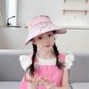 Children's Hat Girl Cartoon Big Hat Brim Sun Protection Hat Little Girl Outdoor Summer Sky Top Sun Hat