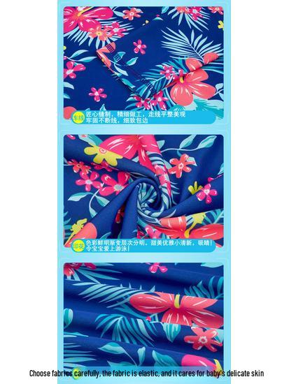 Детский слитный купальник с длинным рукавом и единорогом для девочек.