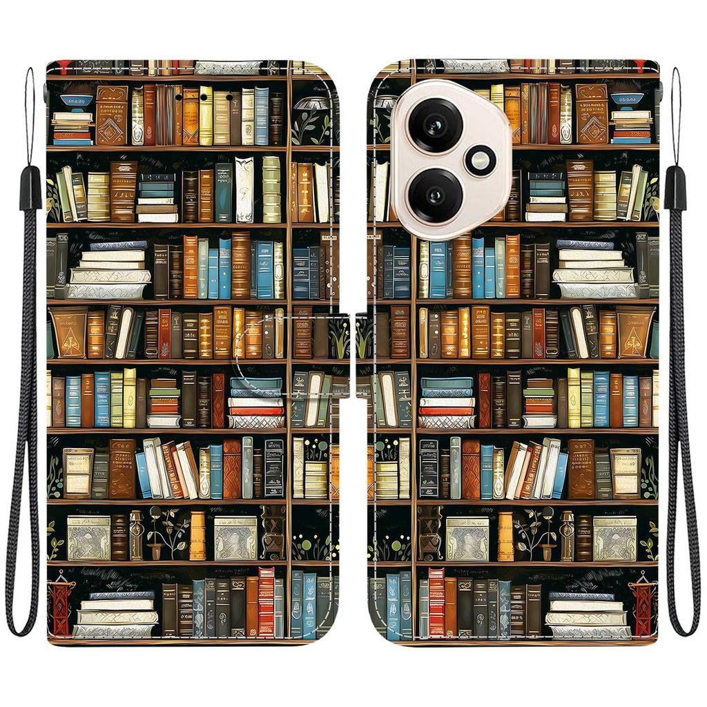 Чехол-книжка из искусственной кожи ручной работы для Honor 400/Honor 400 Pro/Honor 400 Lite Lite, противоскользящий, противоударный чехол с ремешком на запястье и дизайном в виде сердца/розы/кошки