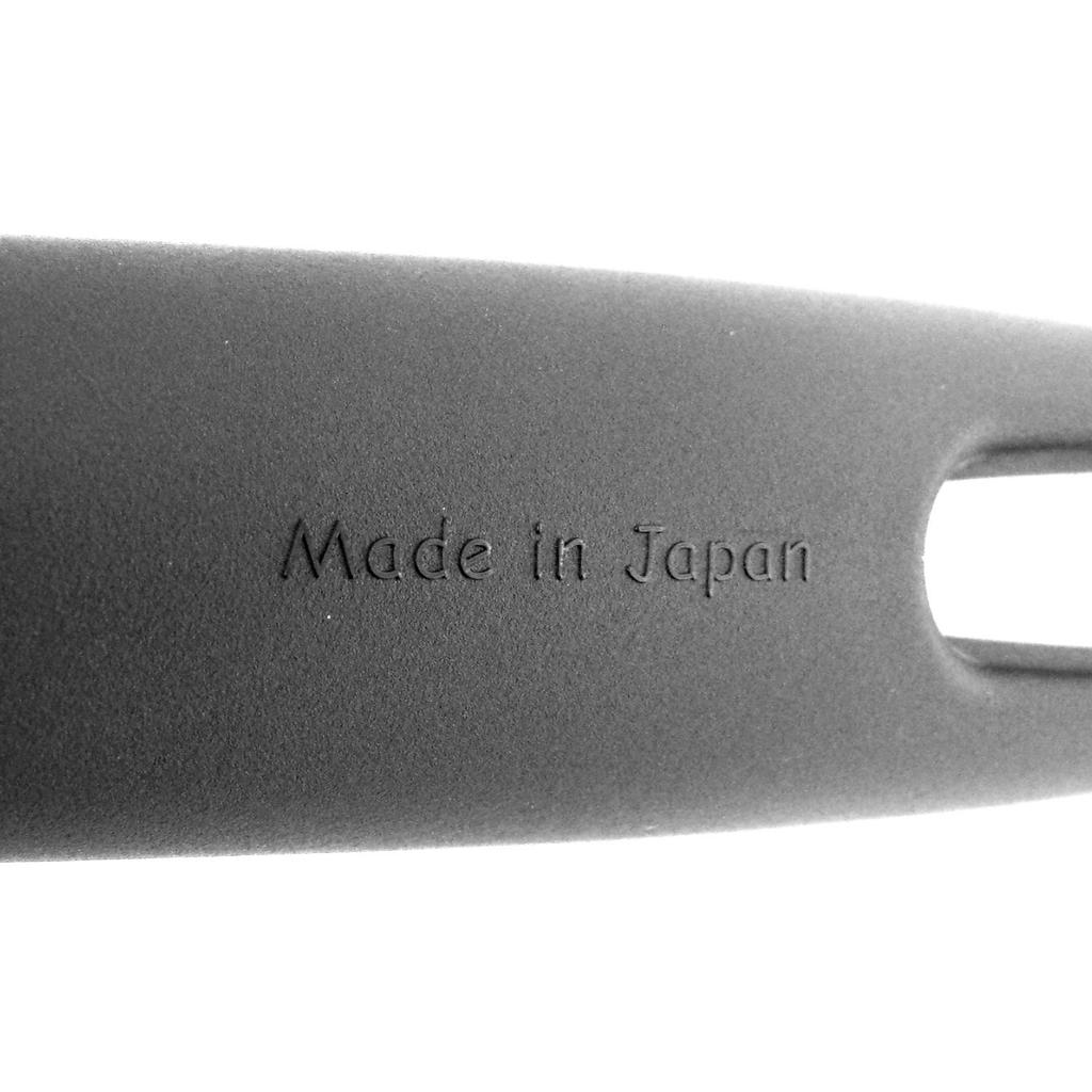 Nagao Kitchen Utensil Set and Made In Japan Tsubame-Sanjo (4 Pieces) Spatula, Ladle, Tongs, Spatula, Black,