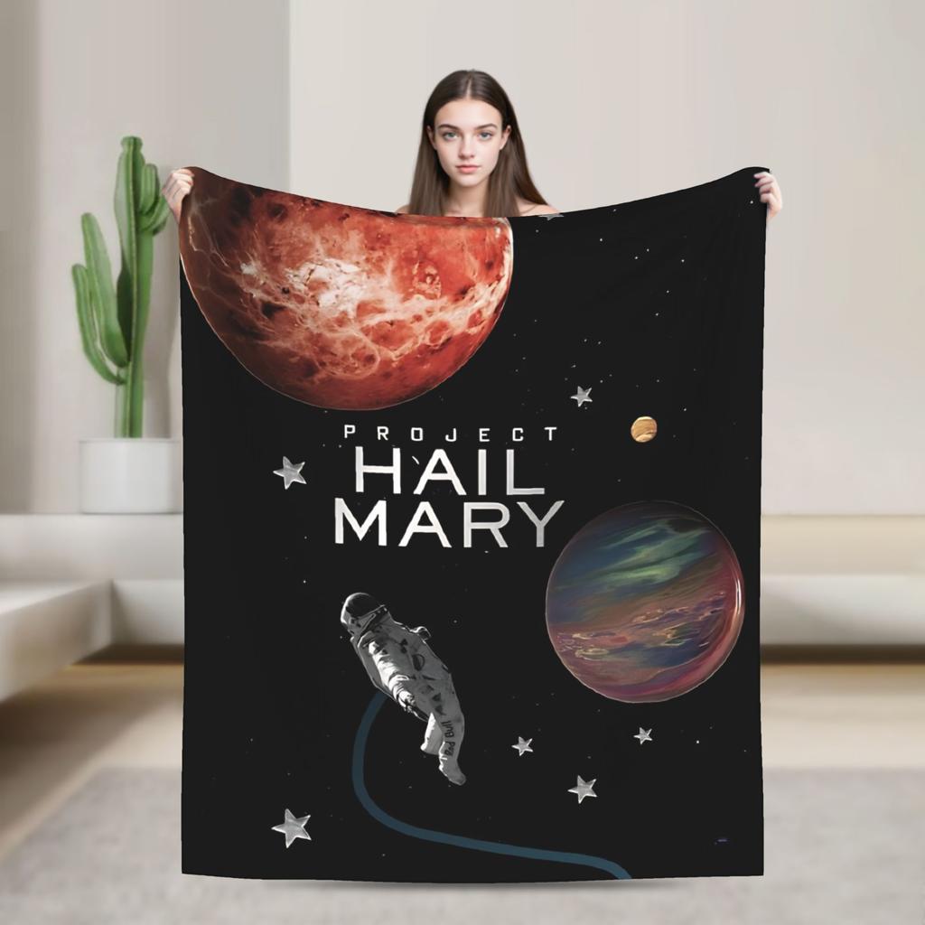 Project Hail Mary blankets Quality Soft Warm Throw blanket Winter Children Bedroom Novelty Bedspread