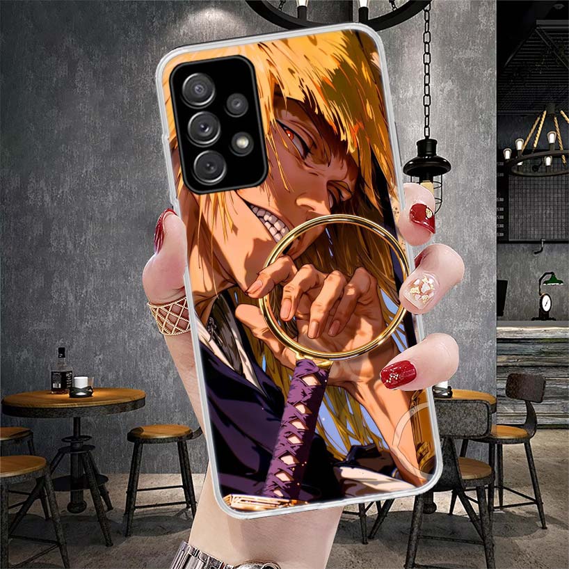Bleach Синдзи Хирако Мягкий чехол для телефона для Samsung Galaxy A13 A14 A15 A16 A17 A53 A54 A55 A56 A57 A33 A34 A35 A36 A37 A23 A24 A25