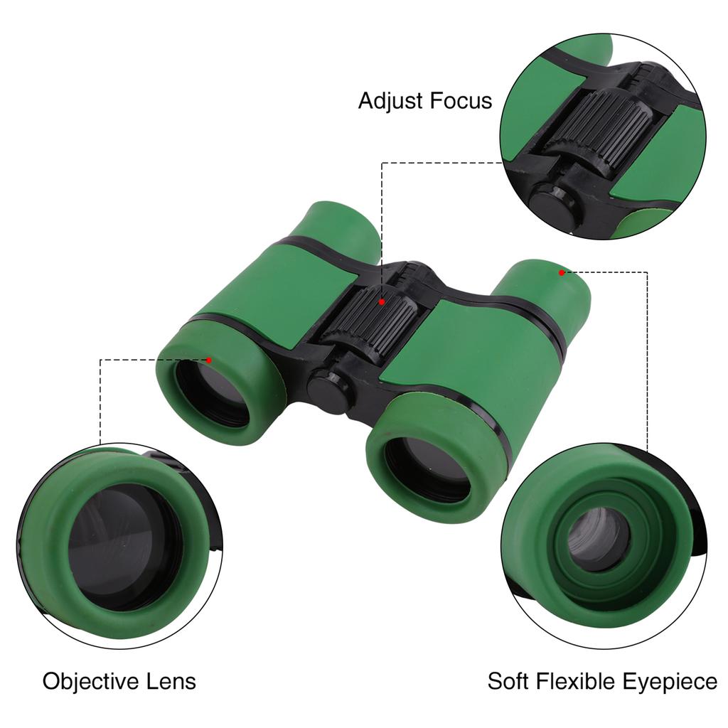 Kids Outdoor Adventure Exploration Equipment Binoculars Magnifying Glass Catching Insects Tools