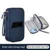 Car Portable Phone Data Line Storage Bag Auto Accessories For BMW Performance M E87 E30 E46 E28 F35 G20 E93 F20 X3 X AA4
