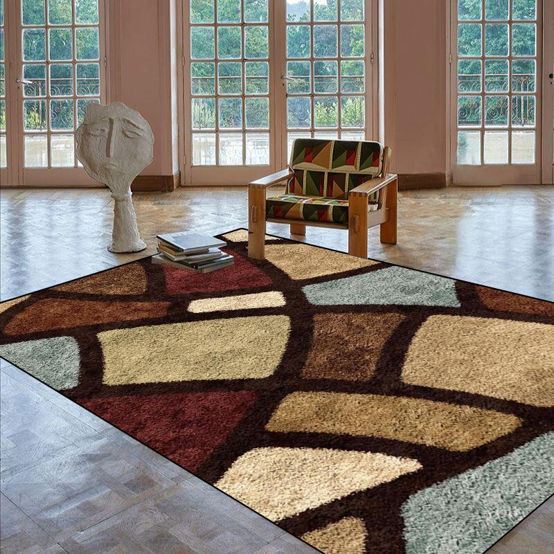 Classic Style Light Luxury Carpet Large Living Room Sofa Rug Non-slip Bedroom Decoration Rug Washable Lounge Coffee Table Mat
