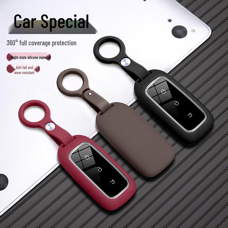 Силиконовый чехол для ключа для Geely Galaxy M9/L7/L6/A7/E5/E8, Xingyao 8, Xingjian 7, Защита от падения