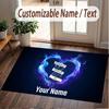 Custom Rug BIRMINGHAM CITY Pattern Print Name Text Soft Non‑Slip Floor Carpet for Home Indoor Decoration