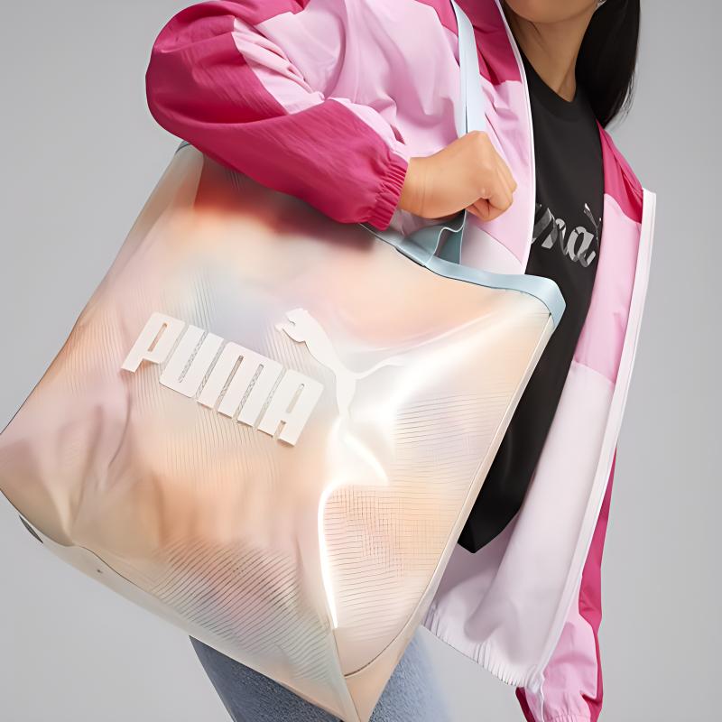 Puma Полиуретановая сумка-тоут, Сумка для покупок, Сумка женская Обычная Тропическое озеро Синий 090558-01