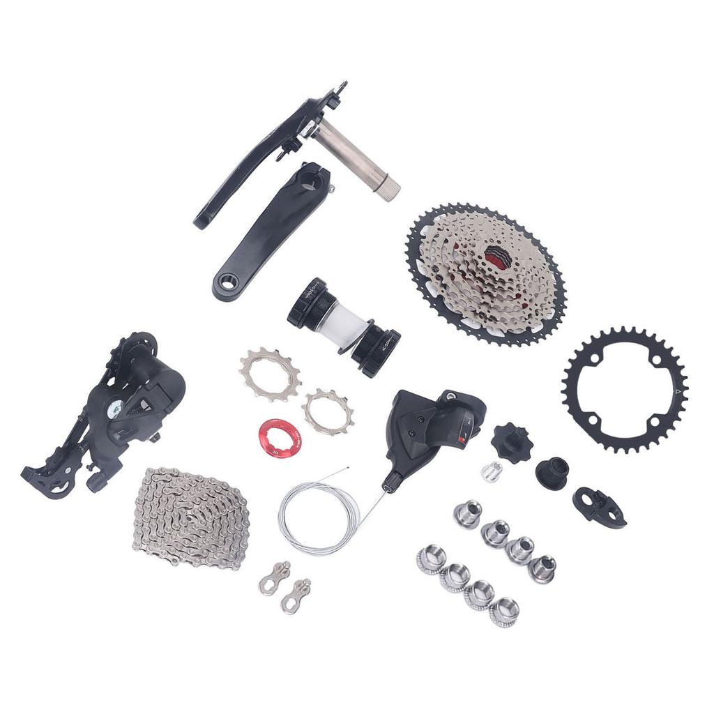 Велосипедный 9-скоростной групсет 50T маховик велосипедный комплект переключения переключатель шатуны набор аксессуаров для модификации 36T звезда