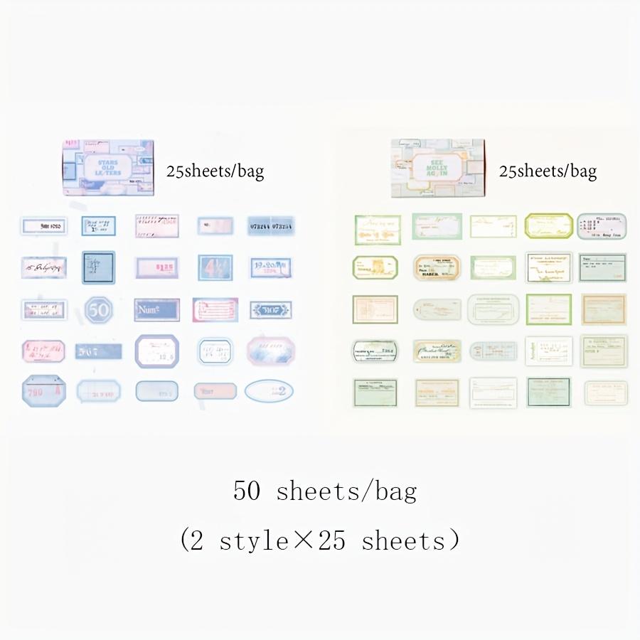 2Pcs Stickers Matchbox Sticky Note Box Kawaii Handmade DIY Collage Stickers for Water Bottles Photo Albums Diary Decoration