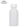 1PC 5/10/15/30/60/100/250ml Plastic PET Clear Empty Seal Bottle Liquid Container Reagent Packing Storage Jar Industrial Supplies