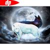 Diamond Painting Wolf Picture of Rhinestone Diamond Embroidery Animal 5D Diy Mosaic Kit