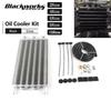 2 ряда 4 ряда 6 рядов 8 рядов 10 рядов алюминиевый универсальный масляный радиатор комплект масляный радиатор автомобиль автоматическая трансмиссия автоматический-ручной радиатор конвертер
