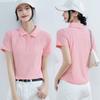 New Summer Casual Age-reducing Short-sleeved T-shirt for Women Simple Texture Sports Thin Women's Polo T-shirt