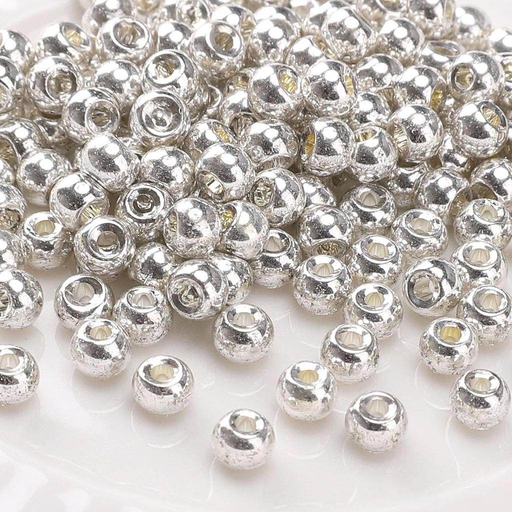 High Quality Dark Black Crystal Czech Glass Beads Loose Seed Beads for Earring Bracelet DIY Jewelry Craft Accessoreis Making