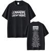 Rock Band O-Oasis Live 25 Tour T Shirt Men Women Gothic Vintage Oversized T-shirt Tops High Quality Cotton Short Sleeve T-shirts